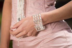 Italian SILK & GOLD jewellery